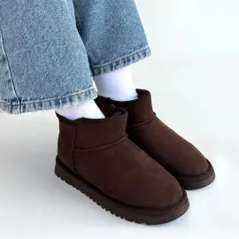 Elsa Kahverengi Süet Bot (Numara: 38)