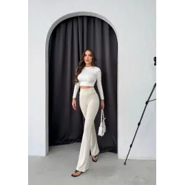 Toparlayıcı Tayt Krem (Beden: M)