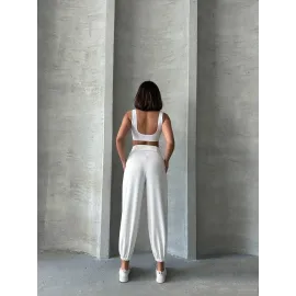 Şalvar Pantolon Beyaz (Beden: S)