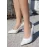 Ulba Beyaz Cilt Stiletto Ayakkabı (Numara: 38)