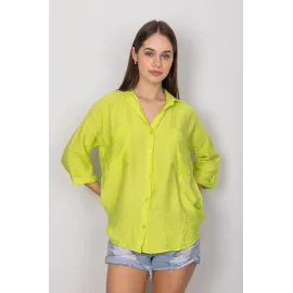 Cepli Salaş Gömlek T1010 Yeşil (Beden: M)