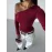 Omuz Detaylı Kollu Bluz Bordo F2336 (Beden: M)
