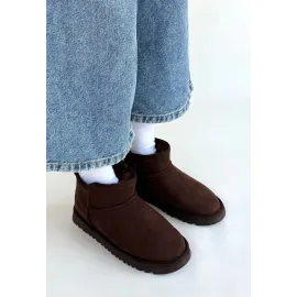 Elsa Kahverengi Süet Bot (Numara: 36)