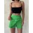 Kuş Gözü Şort Etek Yeşil S25819 (Beden: M)