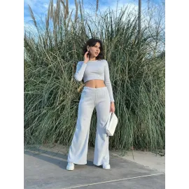 Bol Paça Altüst Takım Gri W1197 (Beden: S)