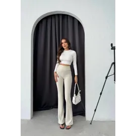 Toparlayıcı Tayt Krem (Beden: M)