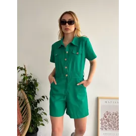 Gabardin Tulum S24761 Yeşil (Beden: L)