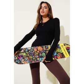 Basic Parmak Geçirme Detaylı Bluz Siyah T4266 (Beden: Xl)