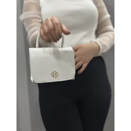 Beyaz Cilt Krash Çanta (Beden: Standart)