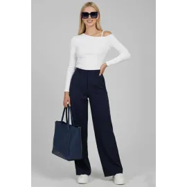 Tek Omuz İpli Bluz Beyaz T4328 (Beden: Xl)