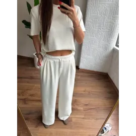 Modal Alt Üst Takım Beyaz (Beden: M)