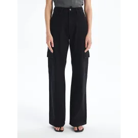 Kargo Cep Jeans Pantolon Siyah (Beden: 32)