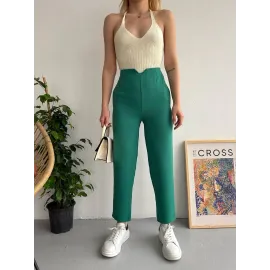 Atlas Fletolu Pantolon Petrol Yeşili (Beden: L)