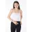 Yazlık Triko Crop Beyaz (Beden: Standart)