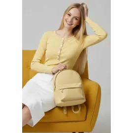 Çıtçıt Detaylı Bluz Sarı T4343 (Beden: L)