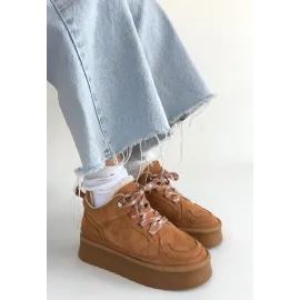 Muden Taba Süet Bağcıklı Bot (Numara: 39)