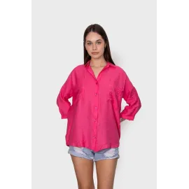 Cepli Salaş Gömlek T1010 Fuşya (Beden: Xl)