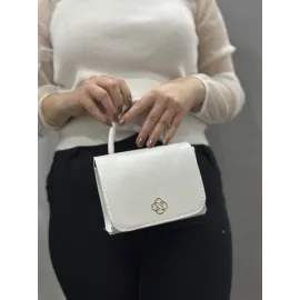 Beyaz Cilt Krash Çanta (Beden: Standart)