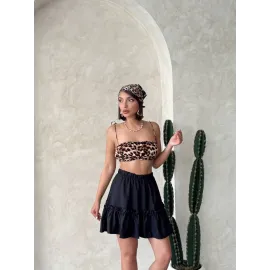 Çingene Keten Etek Siyah S24808 (Beden: L)