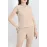 Şortlu Ayrobin Takım Bej (Beden: M)