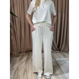 Modal Alt Üst Takım Beyaz (Beden: M)