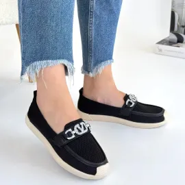 Wata Siyah Triko Babet Ayakkabı (Numara: 37)