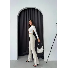 Toparlayıcı Tayt Krem (Beden: M)