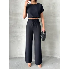 Bluz Pantolon Takım S255057 Siyah (Beden: S)