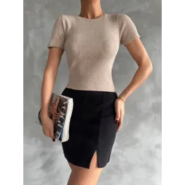 Taş Baskılı Kaş Korse Bluz Bej (Beden: Standart)