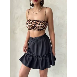 Çingene Keten Etek Siyah S24808 (Beden: S)