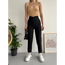 Atlas Fletolu Pantolon Siyah (Beden: M)