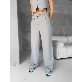 Essential Yelek Pantolon Takım Gri S255254 (Beden: L)