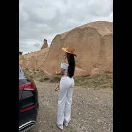 Madonna Yaka Bol Paça Pantolonlu Takım Gri (Beden: M)