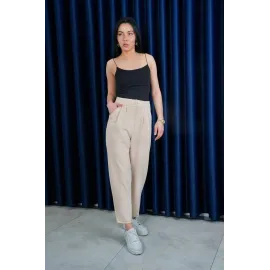 Havuç Pantolon 3326 Bej (Beden: L)