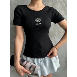 Bac Nakışlı Bluz Siyah (Beden: Standart)