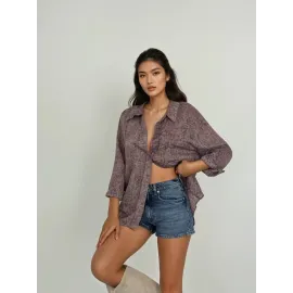 Desenli Gömlek S7331 Çok (Beden: Standart)