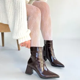 Mosy Bordo Rugan Topuklu Bot (Numara: 36)