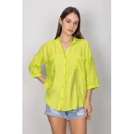 Cepli Salaş Gömlek T1010 Yeşil (Beden: M)