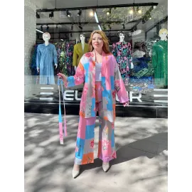 Ceketli Baskılı Takım Pembe (Beden: S)