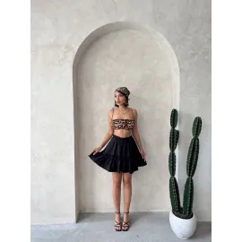 Çingene Keten Etek Siyah S24808 (Beden: M)