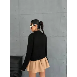 Cepli Triko Kazak Siyah (Beden: Standart)