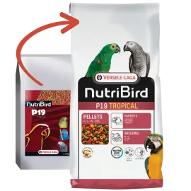 Versele Laga Nutrıbırd P19 Tropıcal Papağan Pelet Yem 10kg