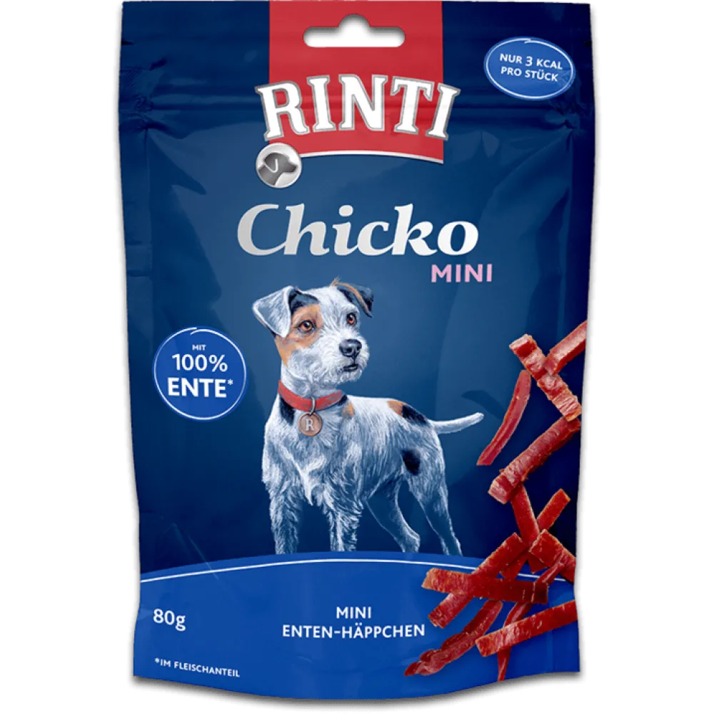 RINTI CHICKO MINI KÖPEK ÖDÜLÜ ÖRDEKLI 80 GR X 4 ADET