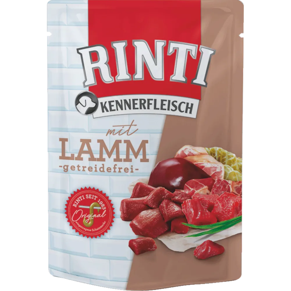 RINTI KUZULU POUCH KÖPEK MAMASI 400 GR X 5 ADET