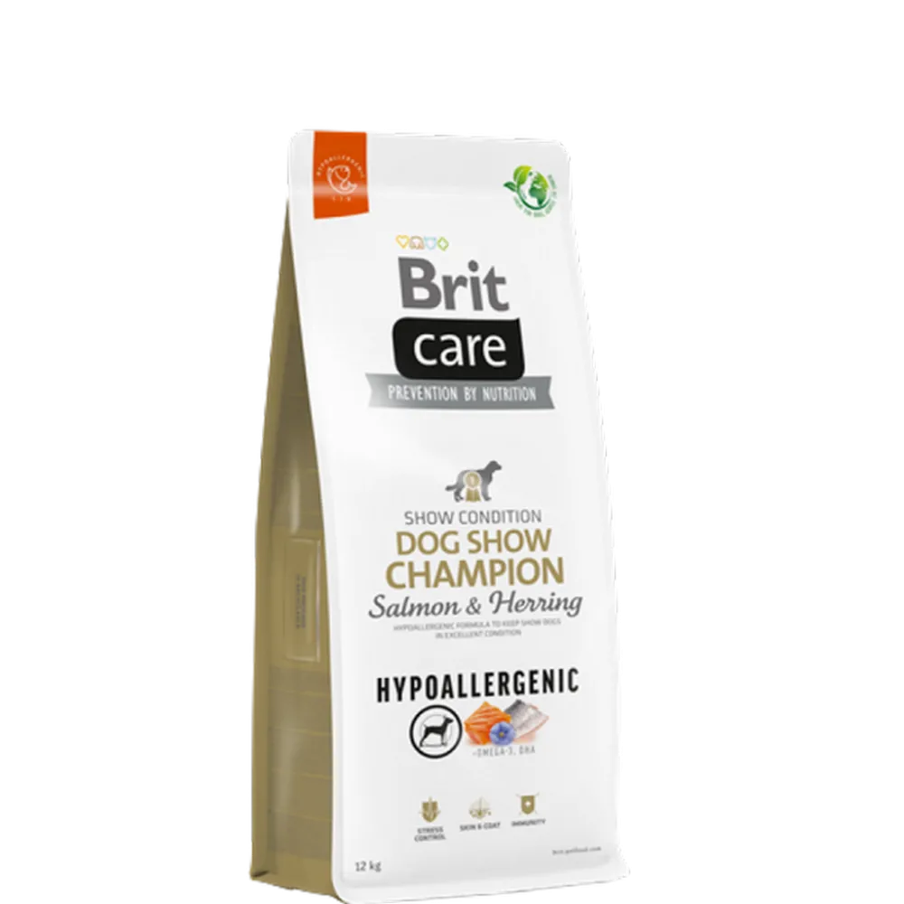 Brit Care 12 kg Yarışma Köpekleri Kondisyonu İçin, Hipoalerjenik, Somonlu Ve Ringa Balıklı Kuru Mama 