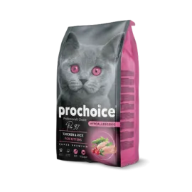 Prochoice 2 Kg Yavru Kediler İçin, Hipoalerjenik, Tavuk Etli Ve Pirinçli Kuru Mama 