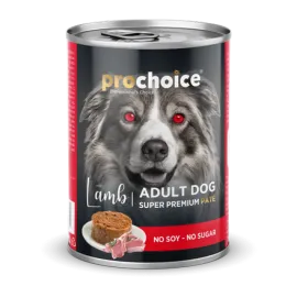 Prochoice 400 gr X 12 ADET Yetişkin Köpekler İçin, Kuzu Etli Ve Pirinçli Ezme 