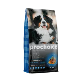 Prochoice 18 kg Yetişkin Köpekler İçin, Hipoalerjenik, Kuzu Etli Ve Pirinçli Kuru Mama 