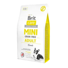 Brit Care 7 kg Mini Irk Yetişkin Köpekler İçin, Tahılsız, Hipoalerjenik Kuzu Etli Kuru Mama 