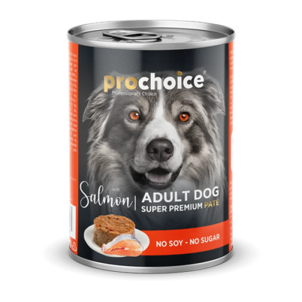 Prochoice 400 gr X 12 ADET Yetişkin Köpekler İçin, Somon Balıklı Ve Pirinçli Ezme 